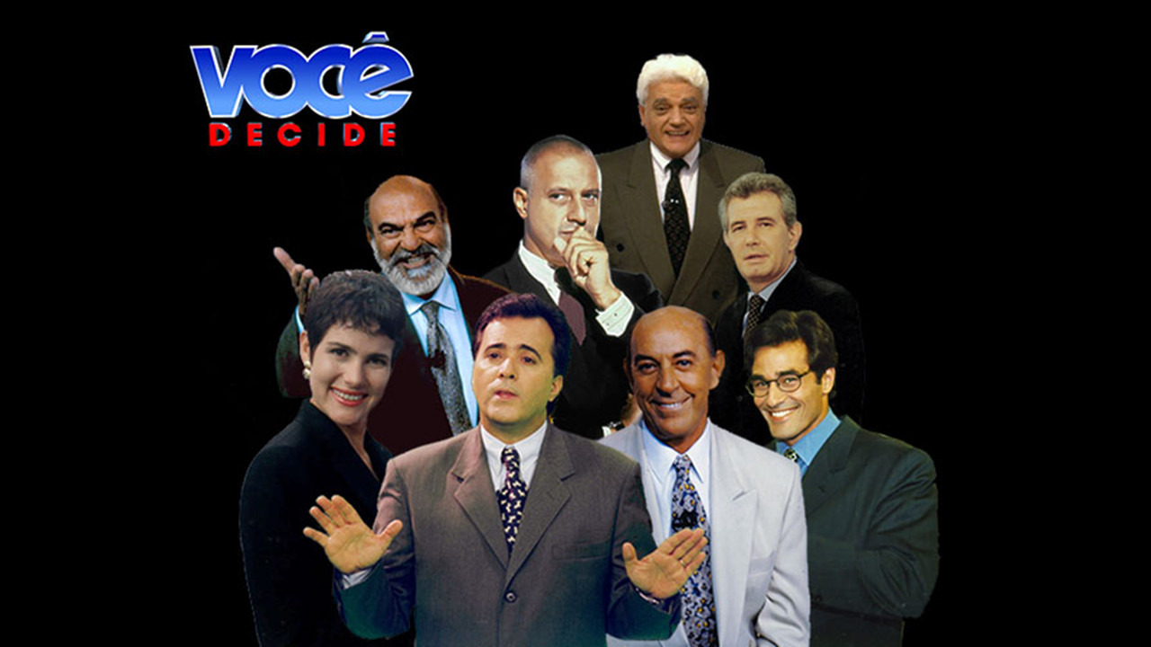 O programa "Você Decide" contou com muitos nomes famosos da Globo, incluindo Tony Ramos, Antônio Fagundes, Lima Duarte entre outros (Foto Reprodução/Observatório da Tv)