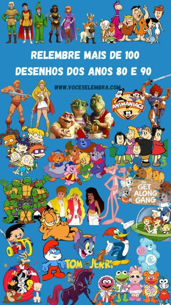 Relembre mais de 100 desenhos e séries que fizeram sucesso nos anos 80