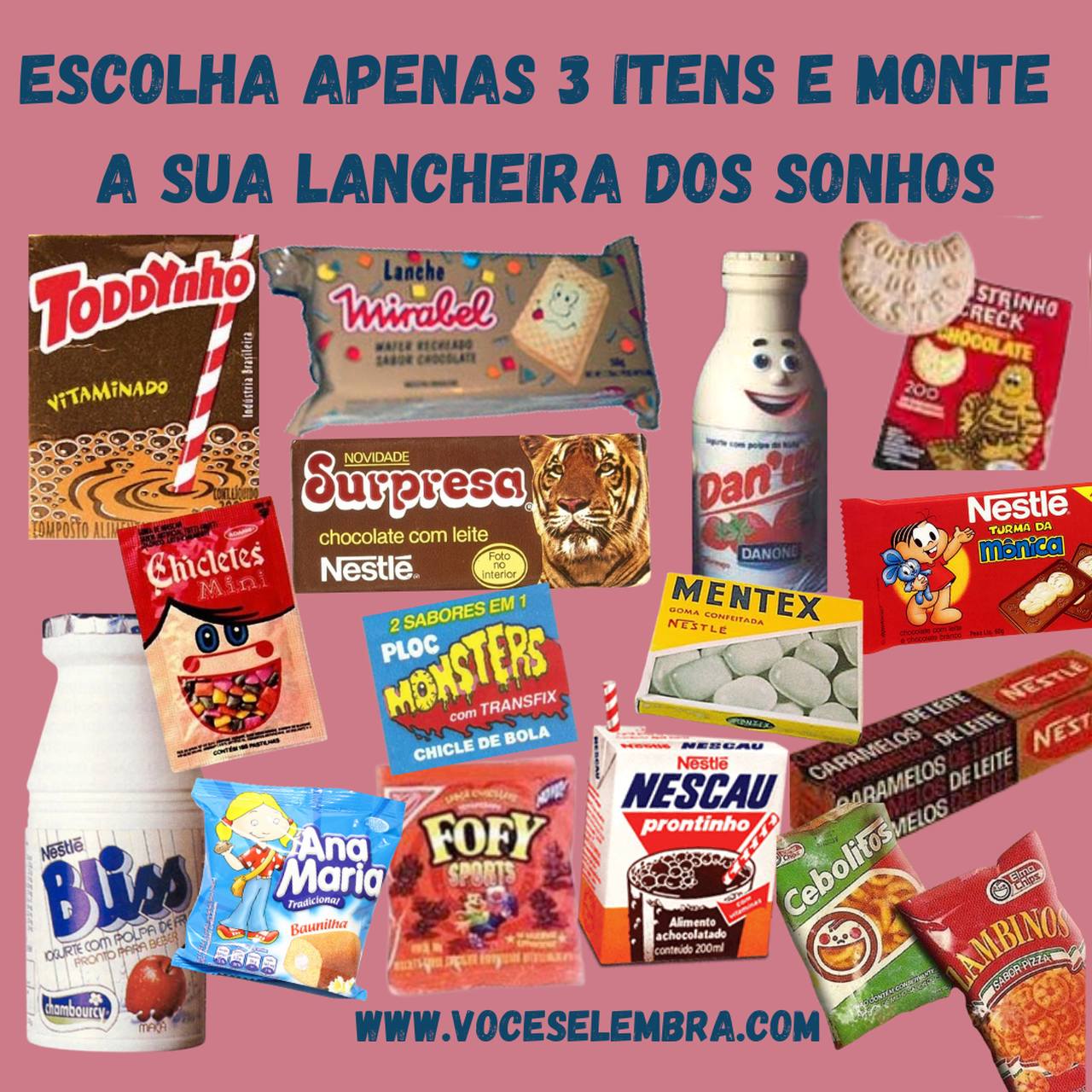 voceselembra.com - Lembranças Anos 80 e 90