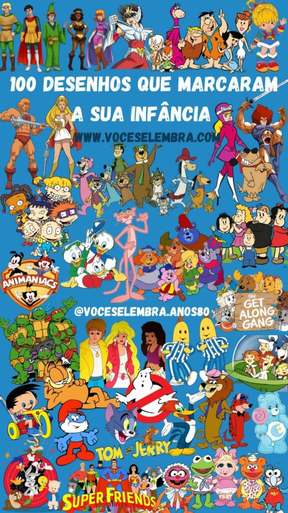 Os desenhos que marcaram gerações - anos 80! - Riclan