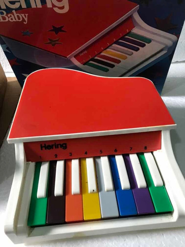 Brinquedo infantil piano Hering Doçura anos60